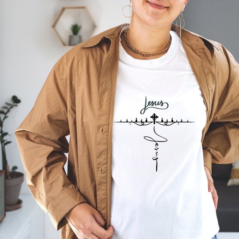 Cross Jesus SVG-PNG, Christian Shirt Svg, Jesus Christ Svg, Faith Svg ...