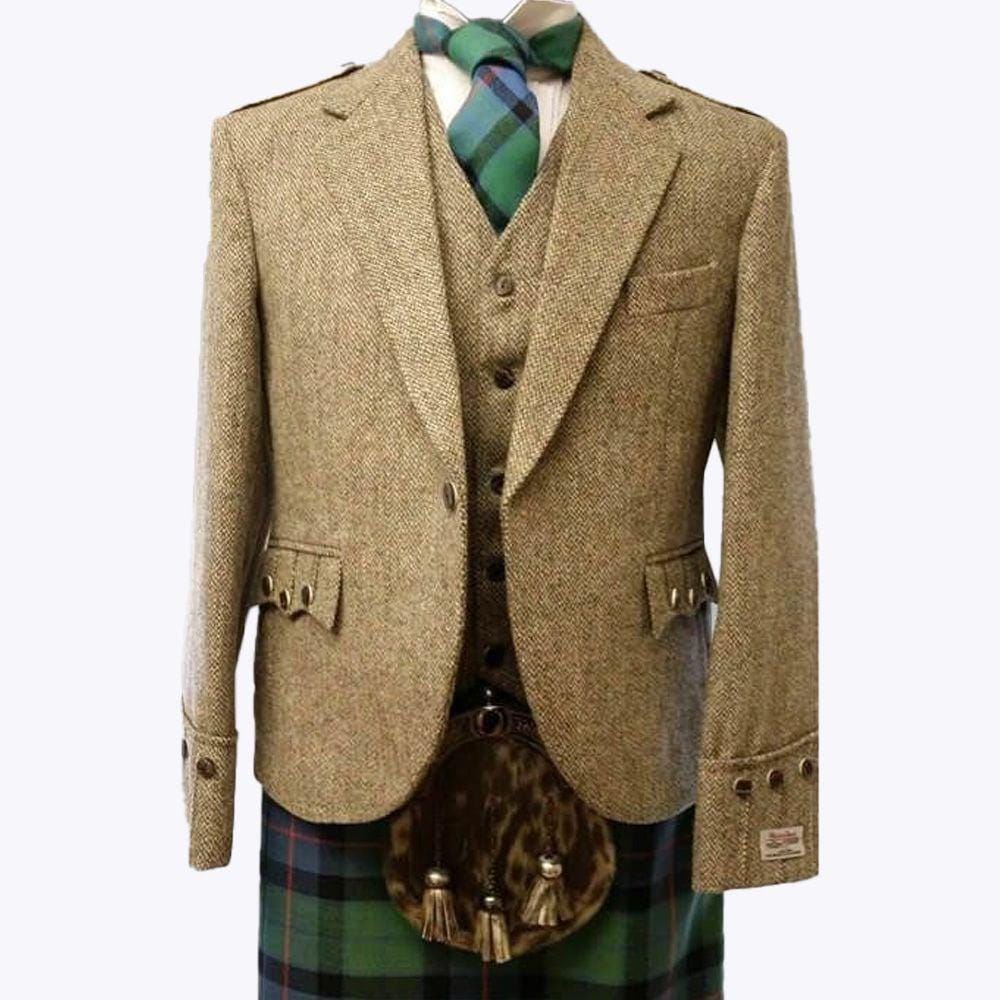 Tweed Kilt Jacket Etsy Canada