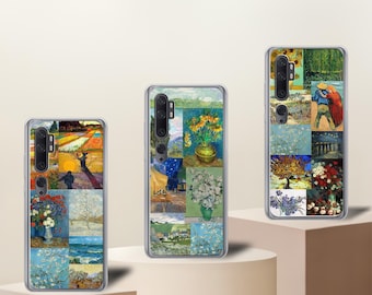 Van Gogh Collage Art Soft Phone Case for Xiaomi Redmi Note 15 14 13 12 11 Poco X7 Pro X6 X5 M7 M6 M5 F7 15T 14T 13T 12T Lite