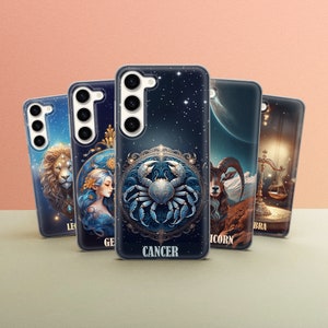 Eleganckie znaki zodiaku Etui na telefon Etui astrologiczne do Samsung Galaxy S25 ultra A36 A56 S24 Fe S25 A15 A14, A54 A53 A26 A35 iPhone 16 15