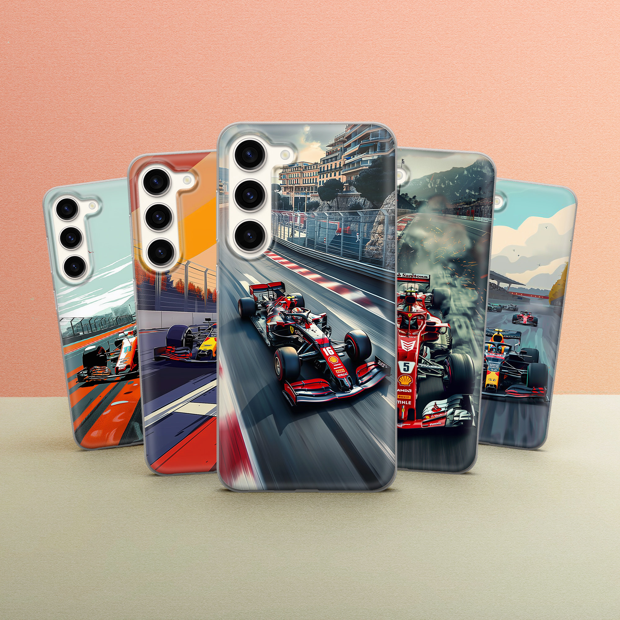 Formula 1 Racing Phone Case Sporty Cover for iPhone 17 Pro Max 16e 15 ...