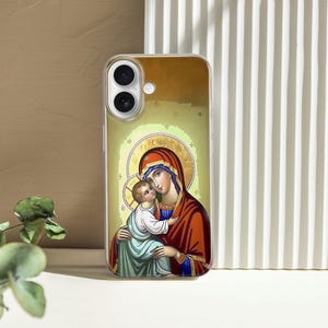 Jesus Christ Orthodox Phone Case: Soft TPU Gel Cover for iPhone, Samsung Galaxy & Pixel