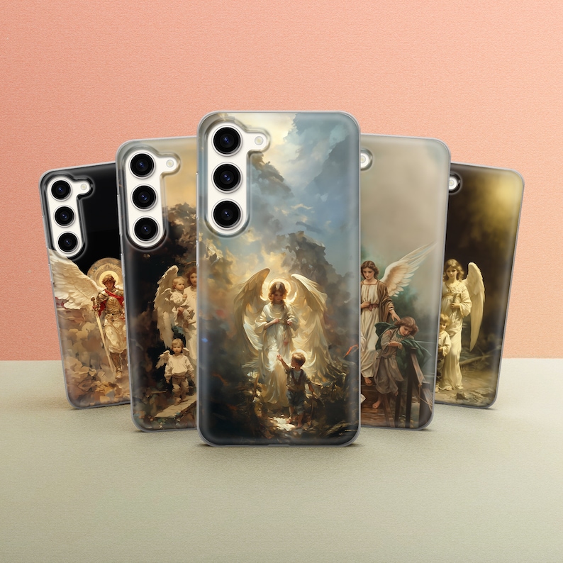 Religious Angel Art Phone Case for iPhone 17 Pro Max 16e 15 14 13 ...