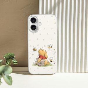 Custodia per telefono Winnie The Pooh Orsetto Cover artistica per Samsung Galaxy A15 A35 A55 A56 A16 A54 A13 S24 FE S24+ S23 A53 S25 Ultra S23 iPhone 16 15