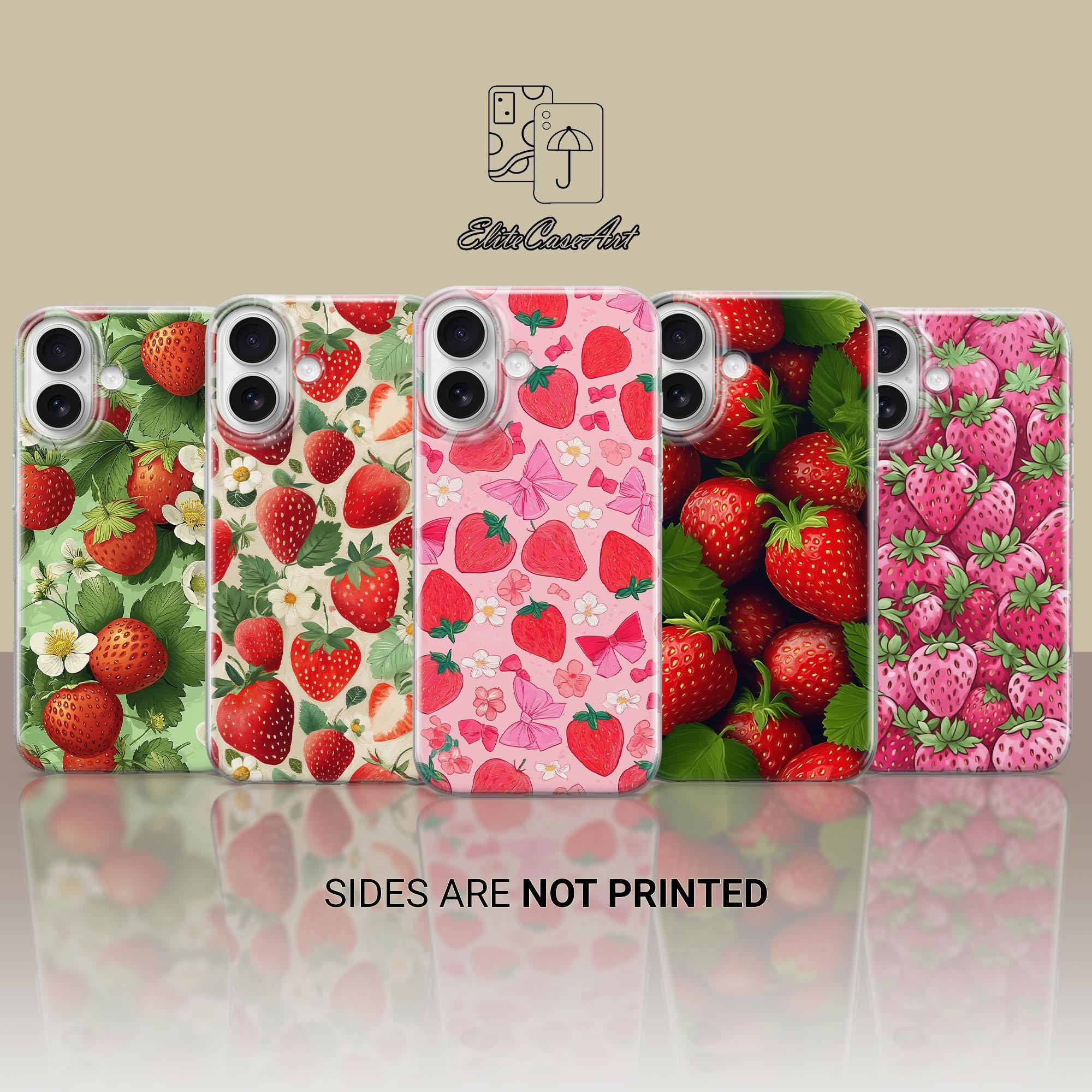 Summer Strawberry Phone Case for Samsung Galaxy A15 A35 A55 A56 