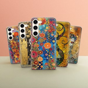 Gustav Klimt Painting Phone Case Art Cover for Samsung Galaxy A35 A55 A05 A05s S25 Ultra S24 FE A15 A14 A56 A53 A25 A34 iPhone 16 15 14 13