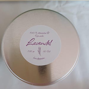 Lavender soy scented candle