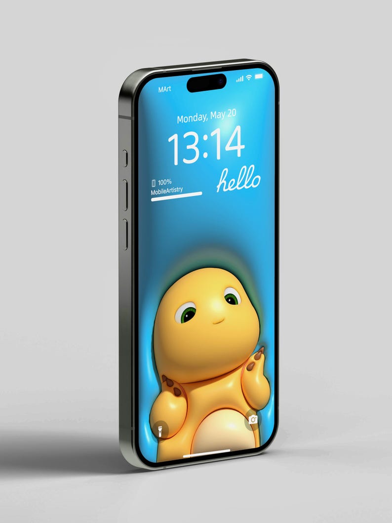 Adorable 4K Baby Dragon Phone Wallpaper Pack 3D Inflated Effect