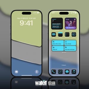 Set di sfondi geometrici moderni - Toni tenui - Sfondi per telefono 4K per iPhone Android - Design minimalista
