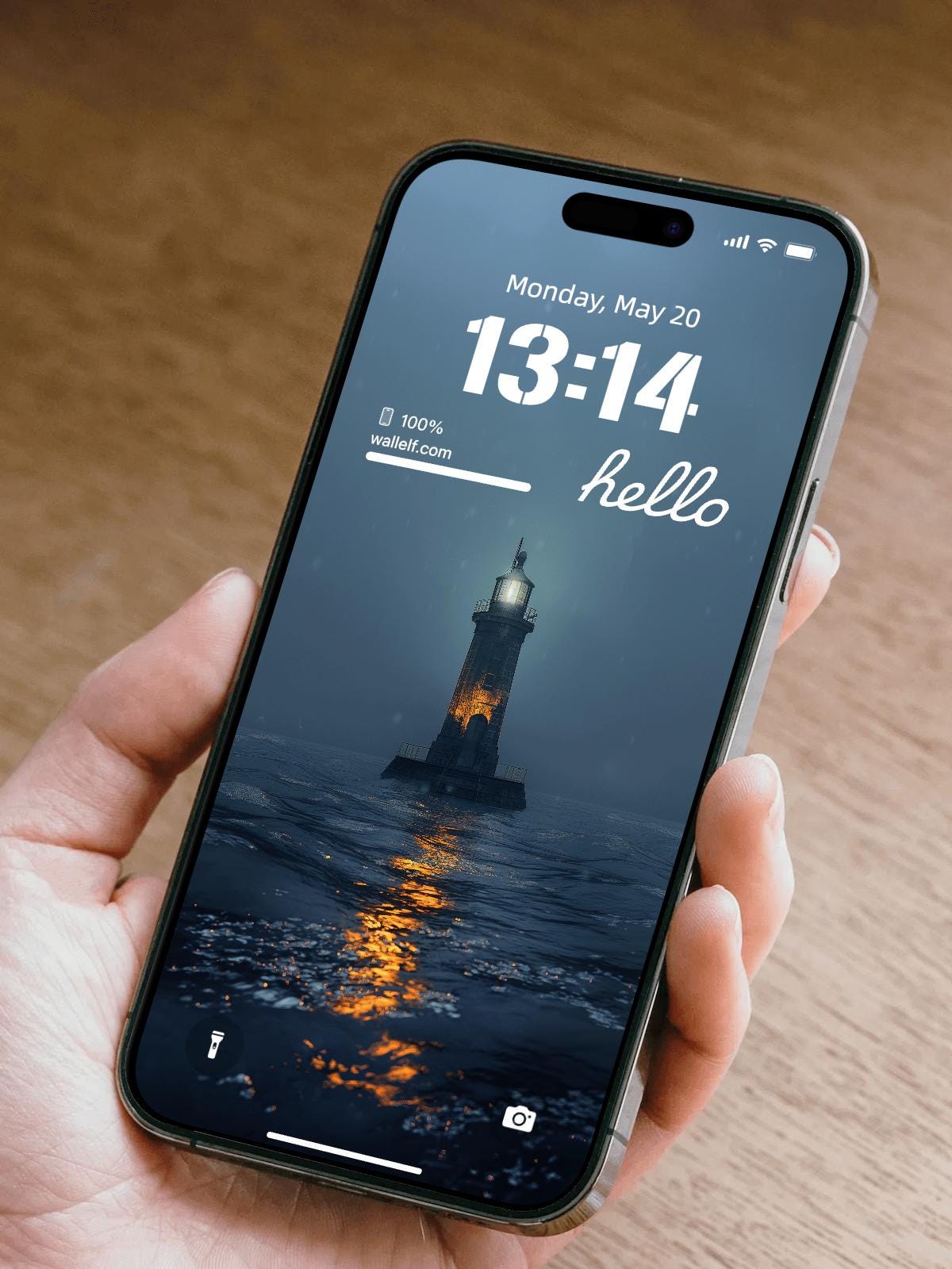 4K Lighthouse in Storm Wallpaper Set for iPhone Android - Ocean Scene ...