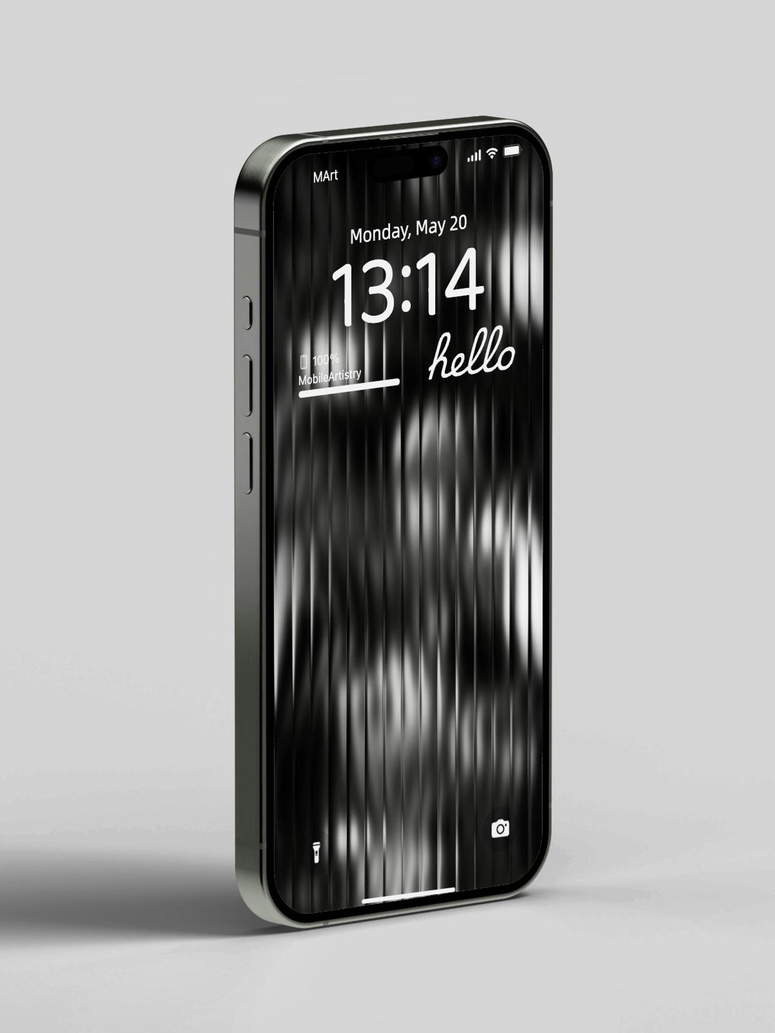 Black Ribbed Glass Texture Phone Wallpaper for iPhone & Android ...