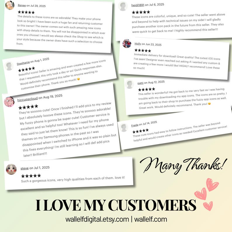I LOVE MY CUSTOMERS