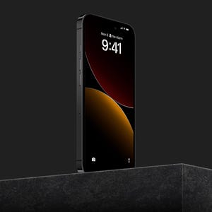 the new iphone 11 is displayed on a black background