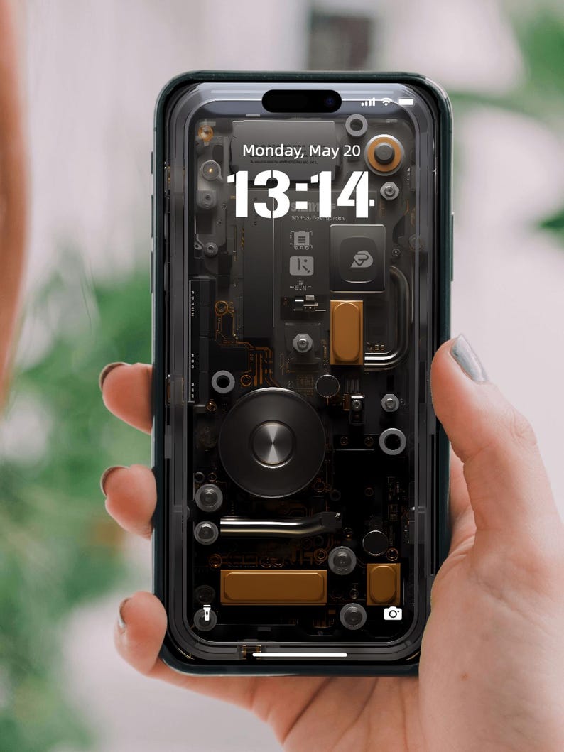Transparent Mechanical Tech 4K Wallpaper | High-resolution Futuristic ...