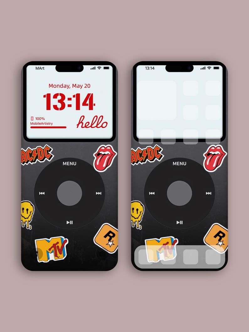 Retro Ipod 4K Phone Wallpaper Pack Classic MP3 Player Aesthetic Digital