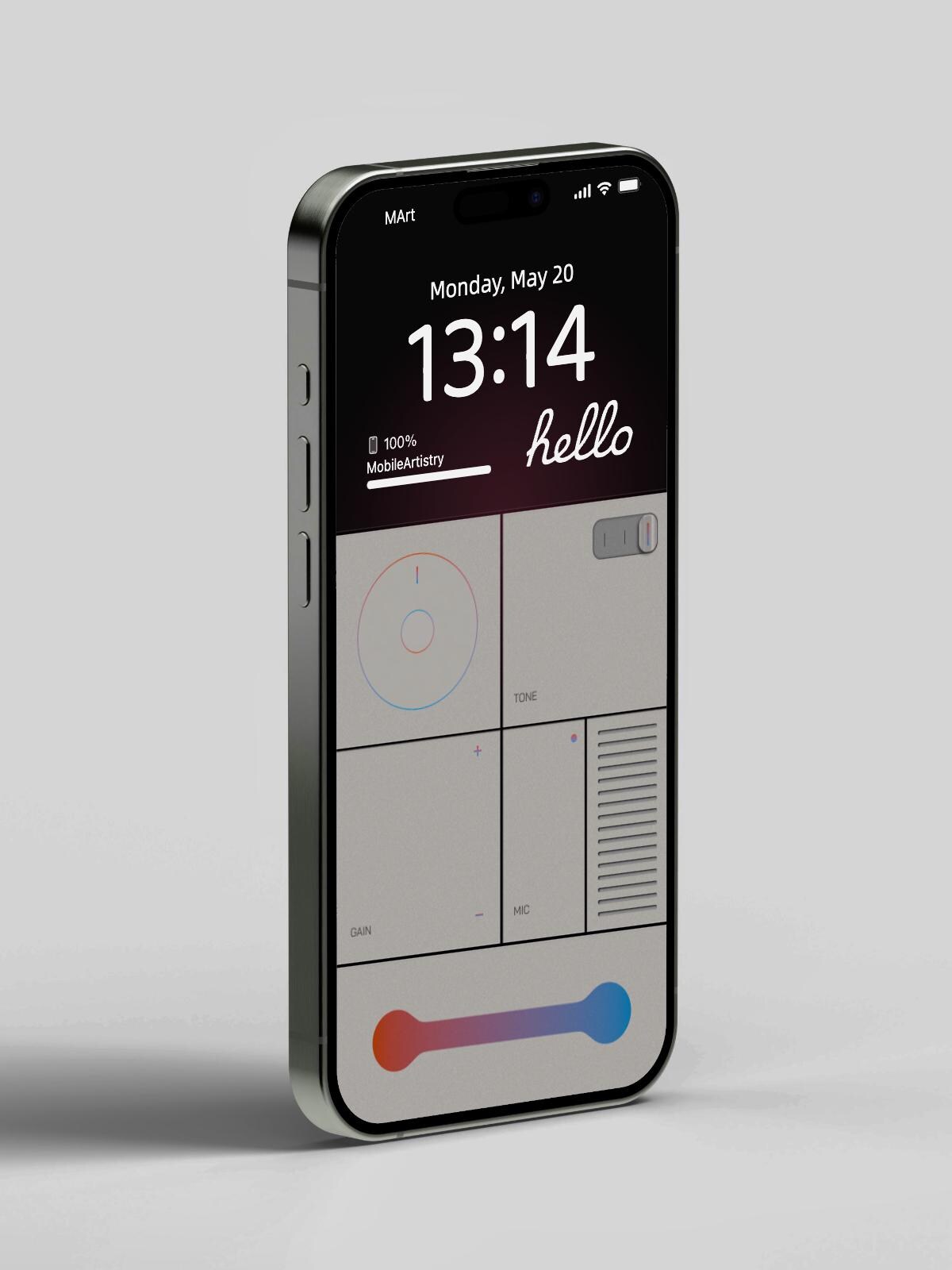 Retro Control Panel Phone Wallpaper | 4K HD for iPhone & Android ...