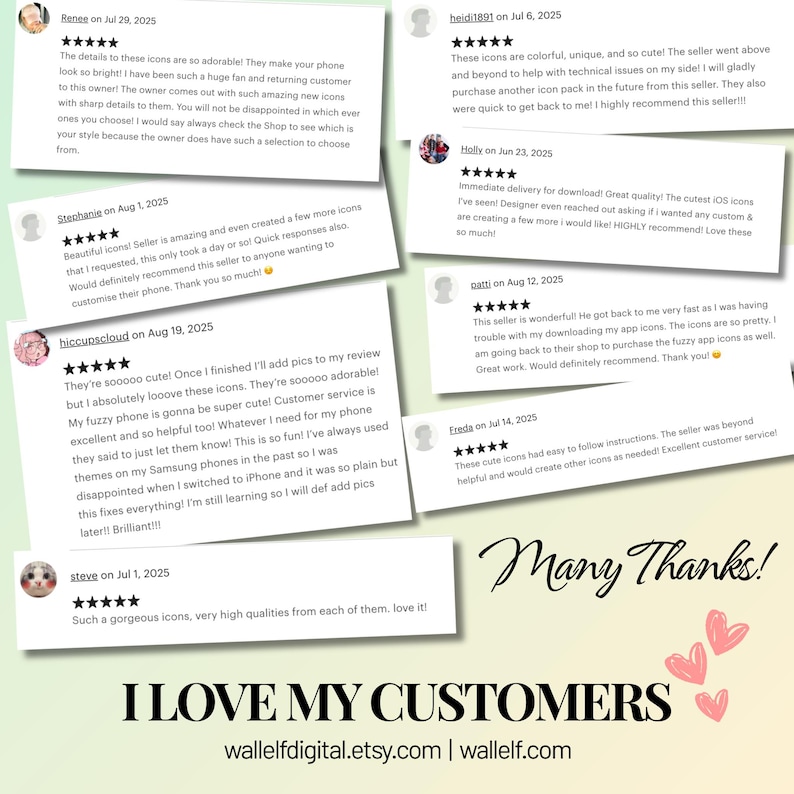 I LOVE MY CUSTOMERS