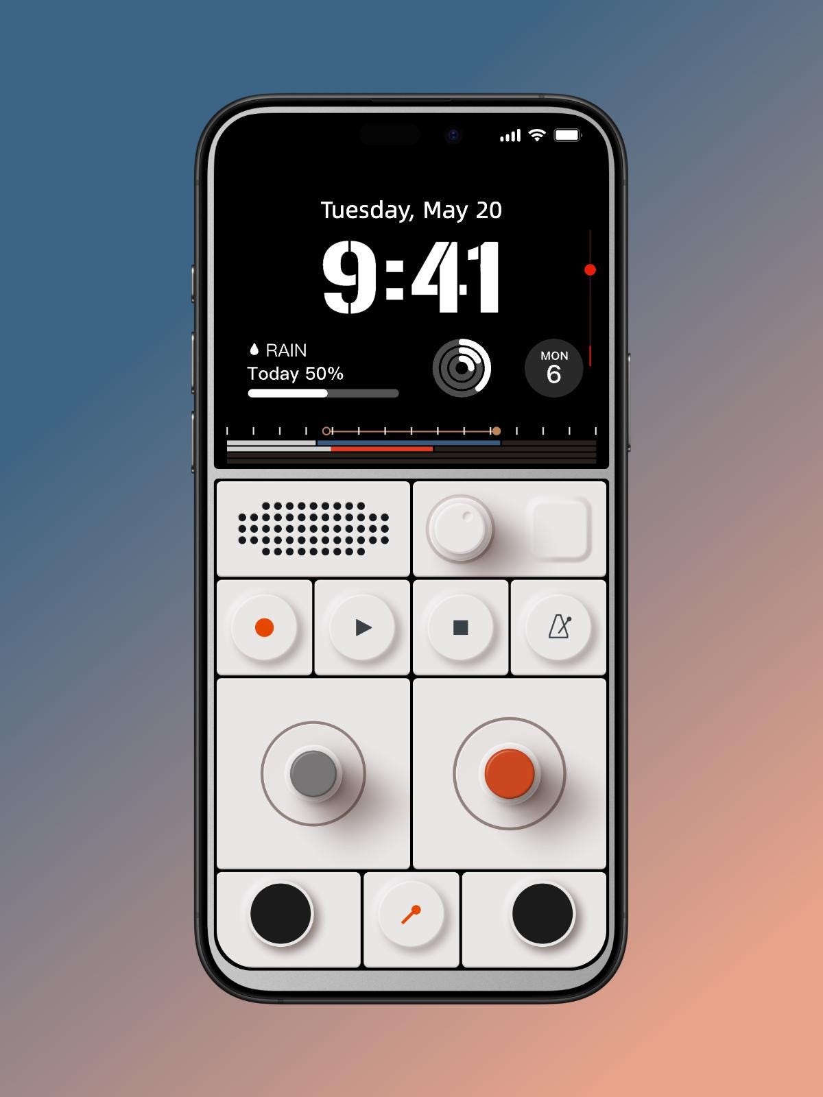 Hidden Voice Activated Recorder Wallpaper For Iphone