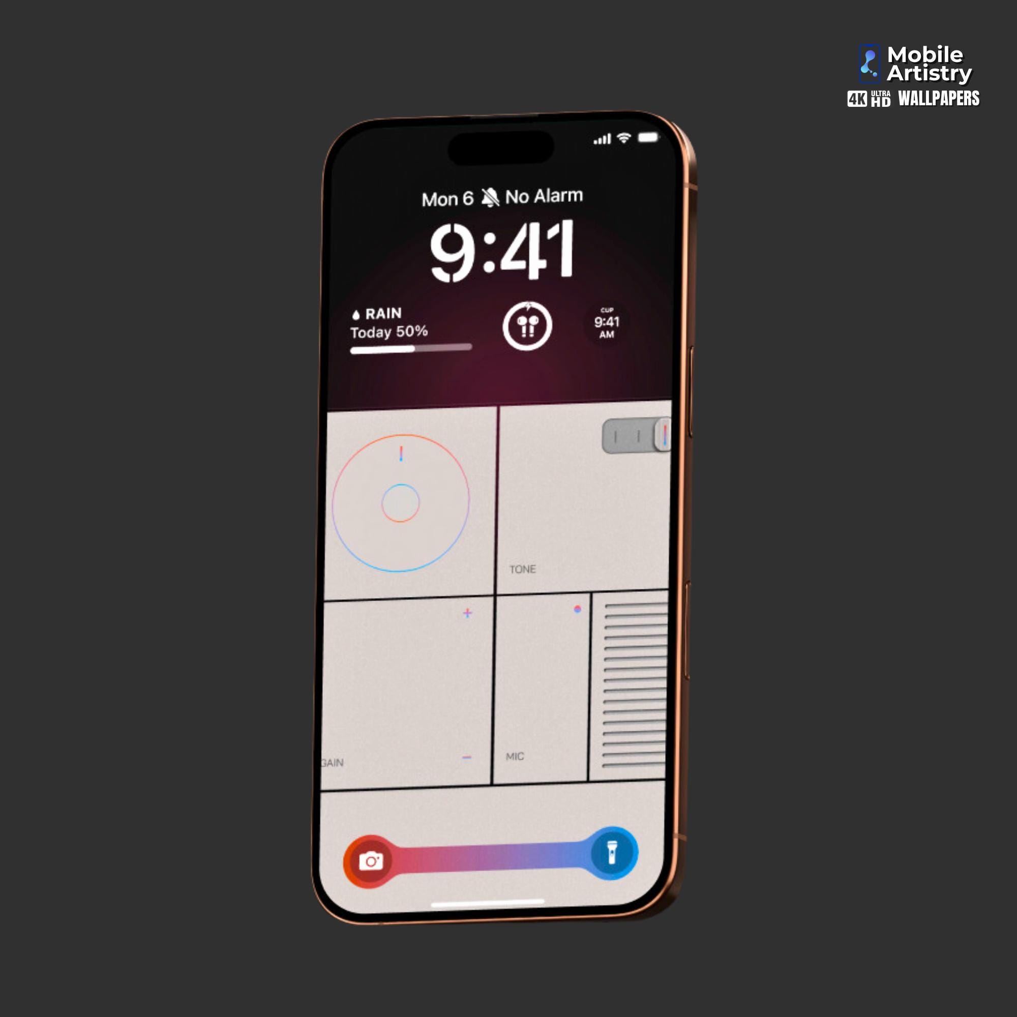 Retro Control Panel Phone Wallpaper | 4K HD for iPhone & Android ...