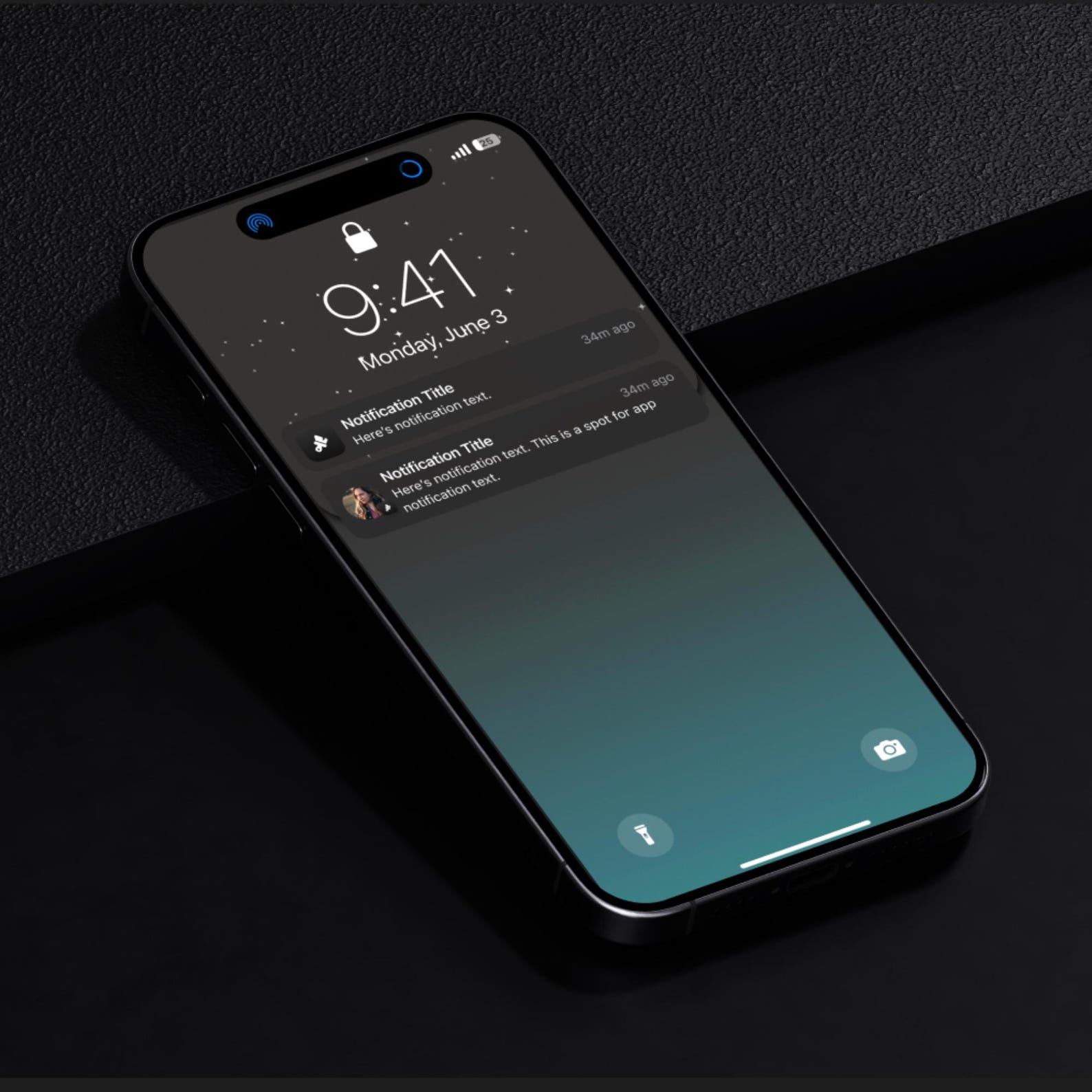 Dark Green Gradient Phone Wallpaper 4K Aesthetic Lock Home Screen for