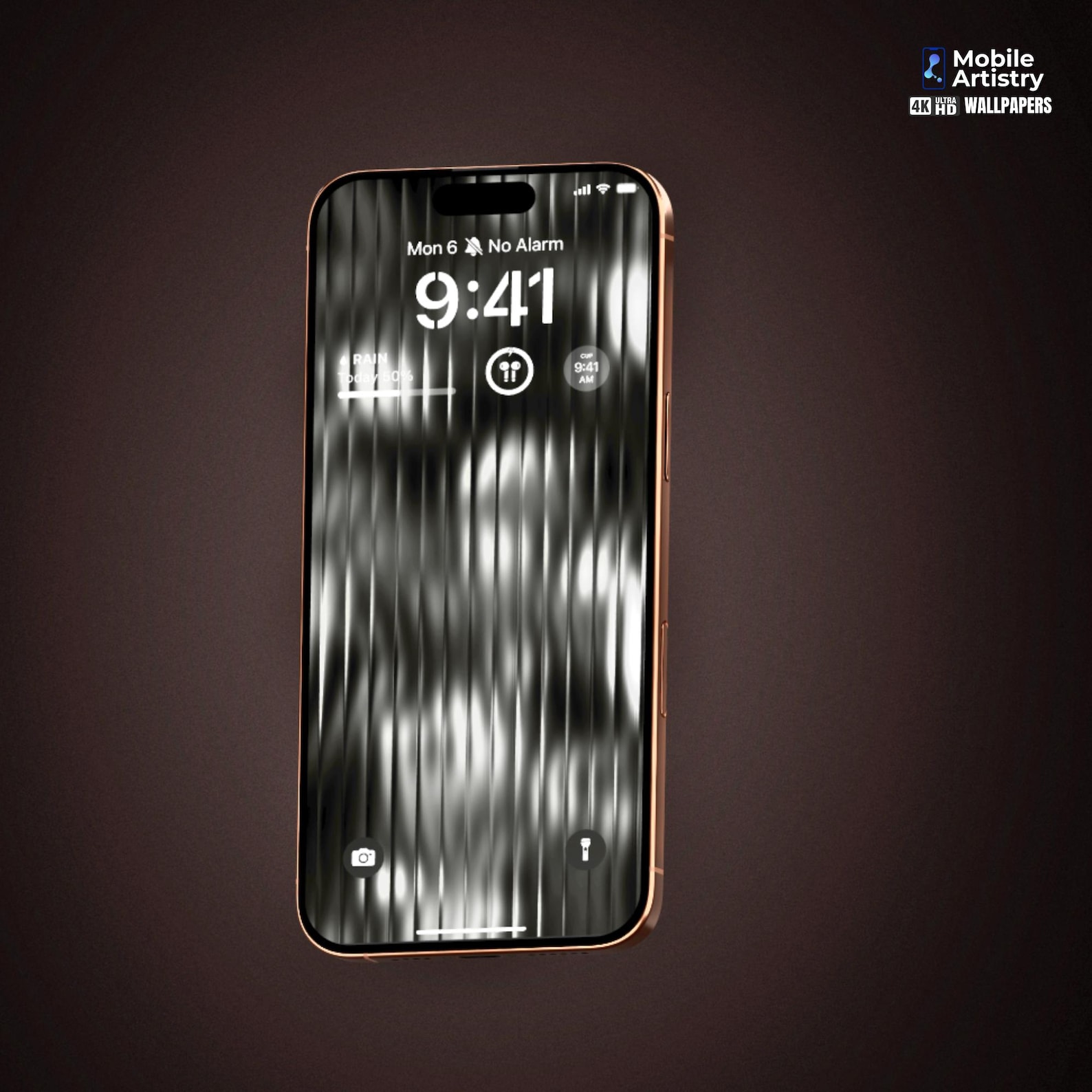 Black Ribbed Glass Texture Phone Wallpaper for iPhone & Android ...
