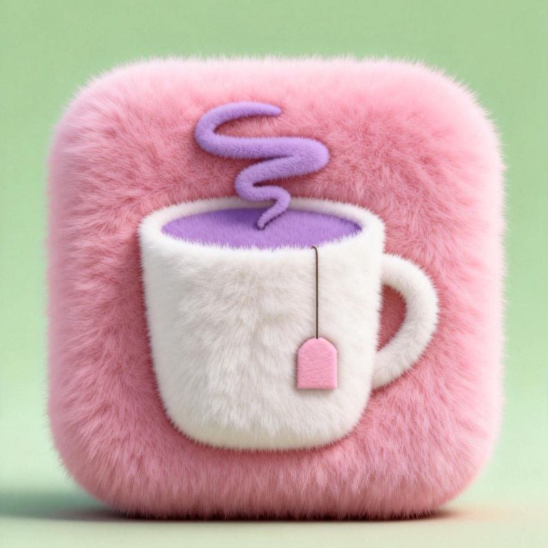 250 Pink Plush App Icons for Ios & Android Home Screen - Etsy