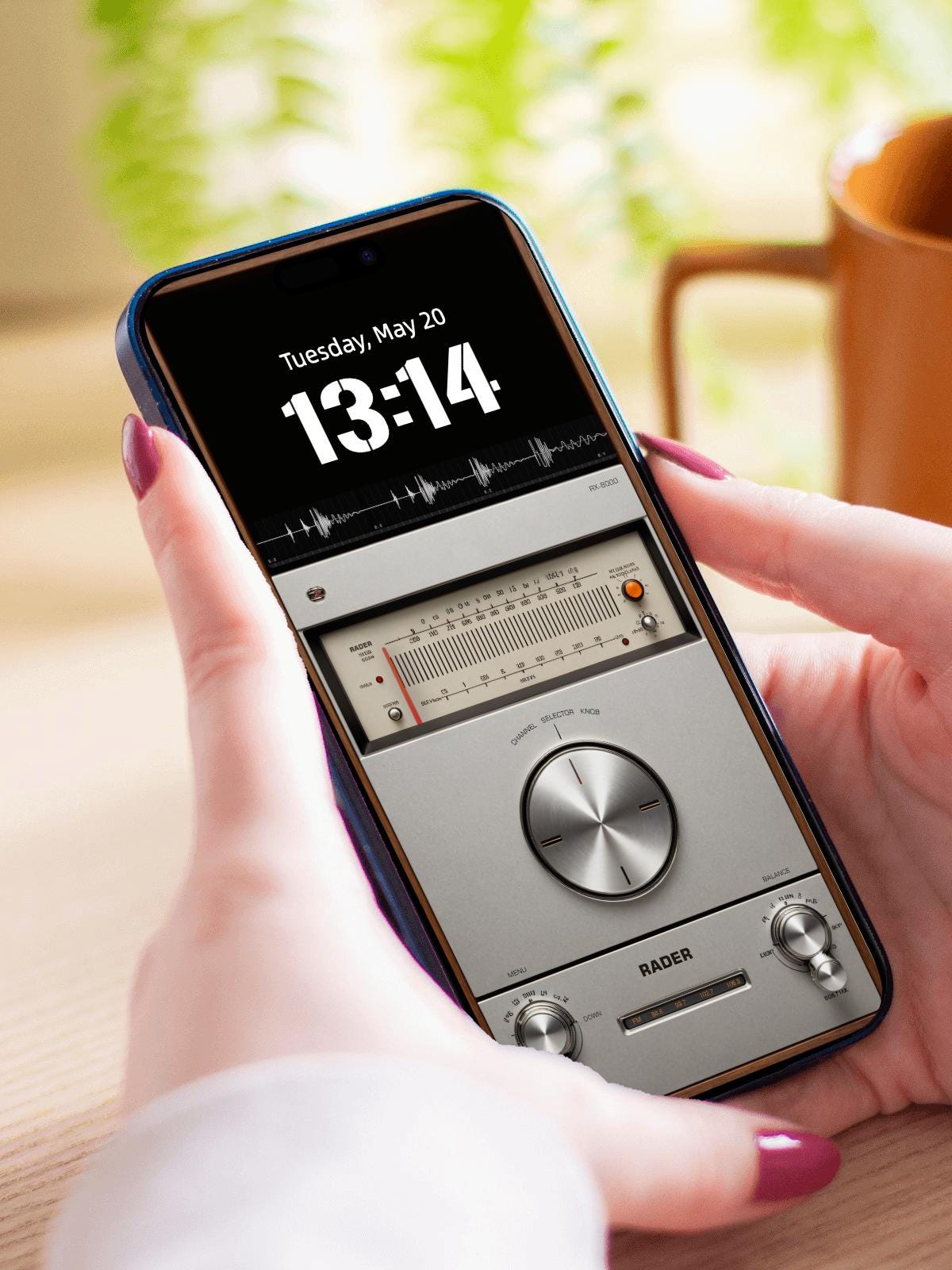 Vintage Radio iPhone Wallpaper | Retro Tuner Dial (digital Download) - Etsy