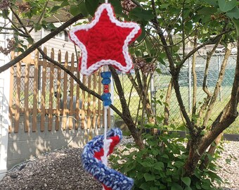 Crochet wind spinner USA