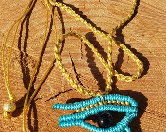 Eye of Ra Egyptian adjustable necklace