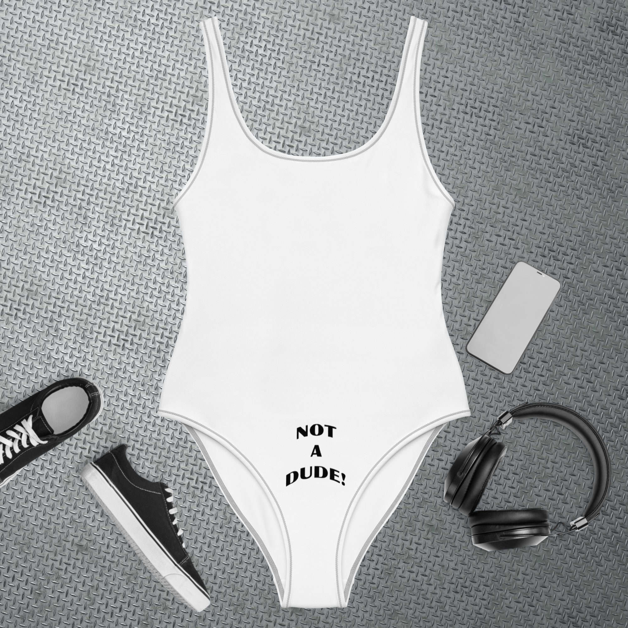NOT A DUDE One piece Swimsuit Etsy