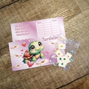 Losechallenge „Turtlelove“  | A6 Binder | Sparen mit der Umschlagmethode