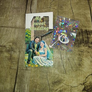 Sparspiel 3er Klappkarte „My sweet Wedding“ | Challenge  | A6 Binder | Sparen mit der Umschlagmethode