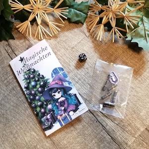 Sparspiel Klappkarte „Magische Weihnachten“ | Challenge | A6 Binder | Sparen mit der Umschlagmethode