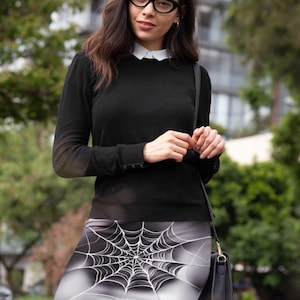 Web-tastic Spooky Halloween Pencil Skirt: Spooky Chic for the Fashionably Fearless! Women's Pencil Skirt (AOP)