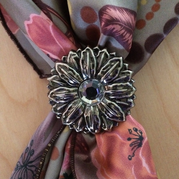 Flower Wild Rag Scarf Slide