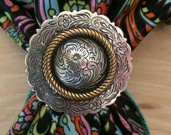 Flora Wild Rag Scarf Slide