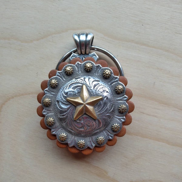 Star Concho Keychain