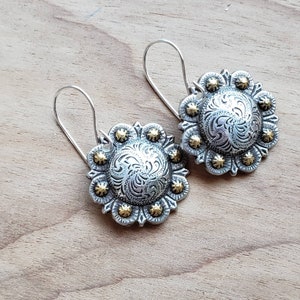 Small Pico Berry Concho Earrings