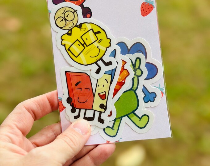 BFDI Sticker Pack - Etsy