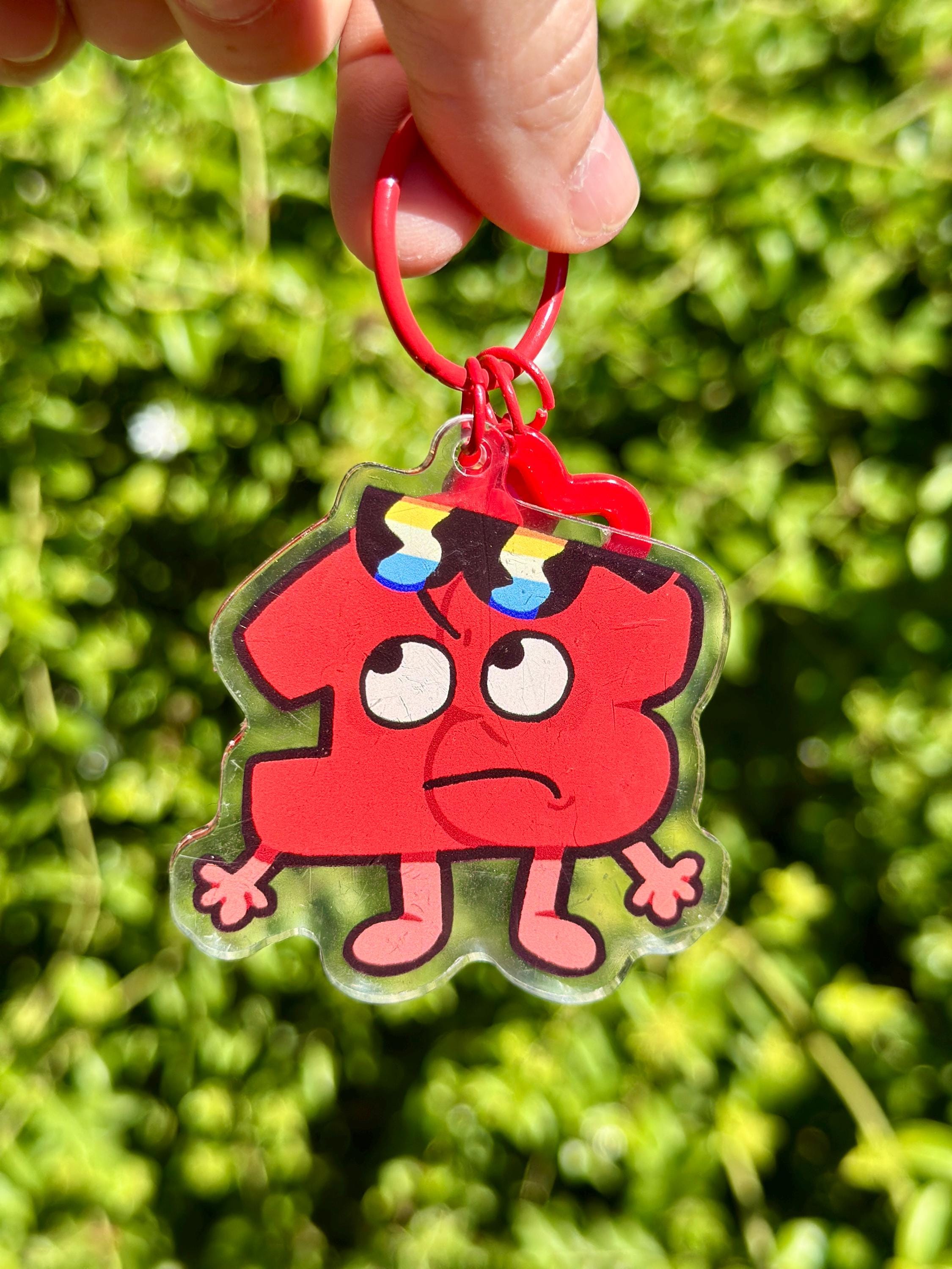 Fifteen Algebralien Acrylic Keychain - Etsy