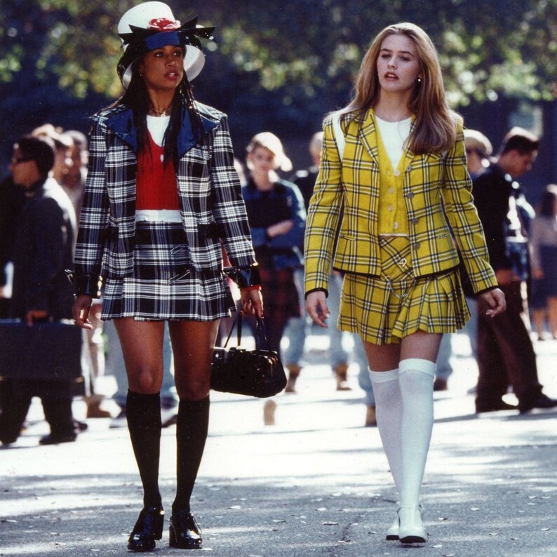 Vintage Iconic Clueless Cher Horowitz Costume | 90s Movie Inspired | Adult Halloween Costumes | School Uniforms for Girls | Gifts for Her 