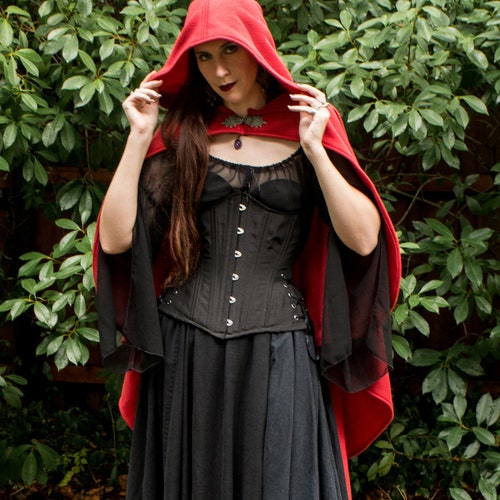 Black Rogue Cape Renaissance Clothing Halloween Costume - Etsy