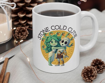 Medusa Mug - Stone Cold Cutie Greek Mythology Coffee Cup