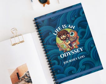 Cuaderno de espiral de Odiseo y el Cíclope / Diario de la Odisea de la mitología griega