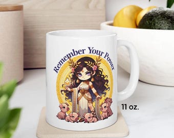 Circe Ceramic Mug: Remember Your Power, Greek Mythology Gift