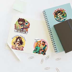 Odyssey Sticker Sheet: Greek Mythology Planner Decals