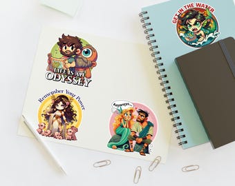 Odyssey Sticker Sheet: Greek Mythology Planner Decals