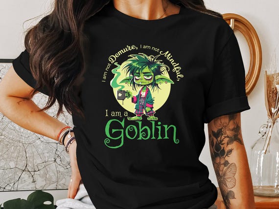 Exhausted Goblin Coffee T-shirt: Neurodivergent Humor Tee - Etsy