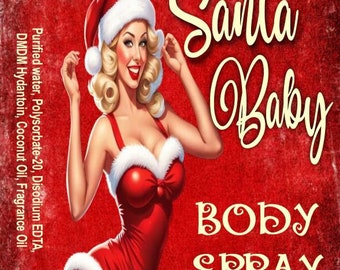 Santa Baby Body Spray All Natural Body/Room/Car Spray 4 oz Zimtduft Weihnachten KOSTENLOSER VERSAND