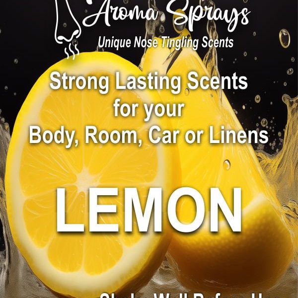 Unique Lemon Dirt Body Spray All Natural Body/Room/Car Spray 4 oz by Super Scents FREE SHIPPING